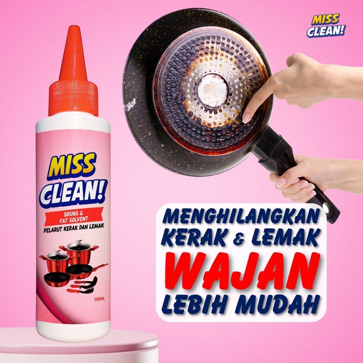 Pembersih Kerak Wajan MISS CLEAN